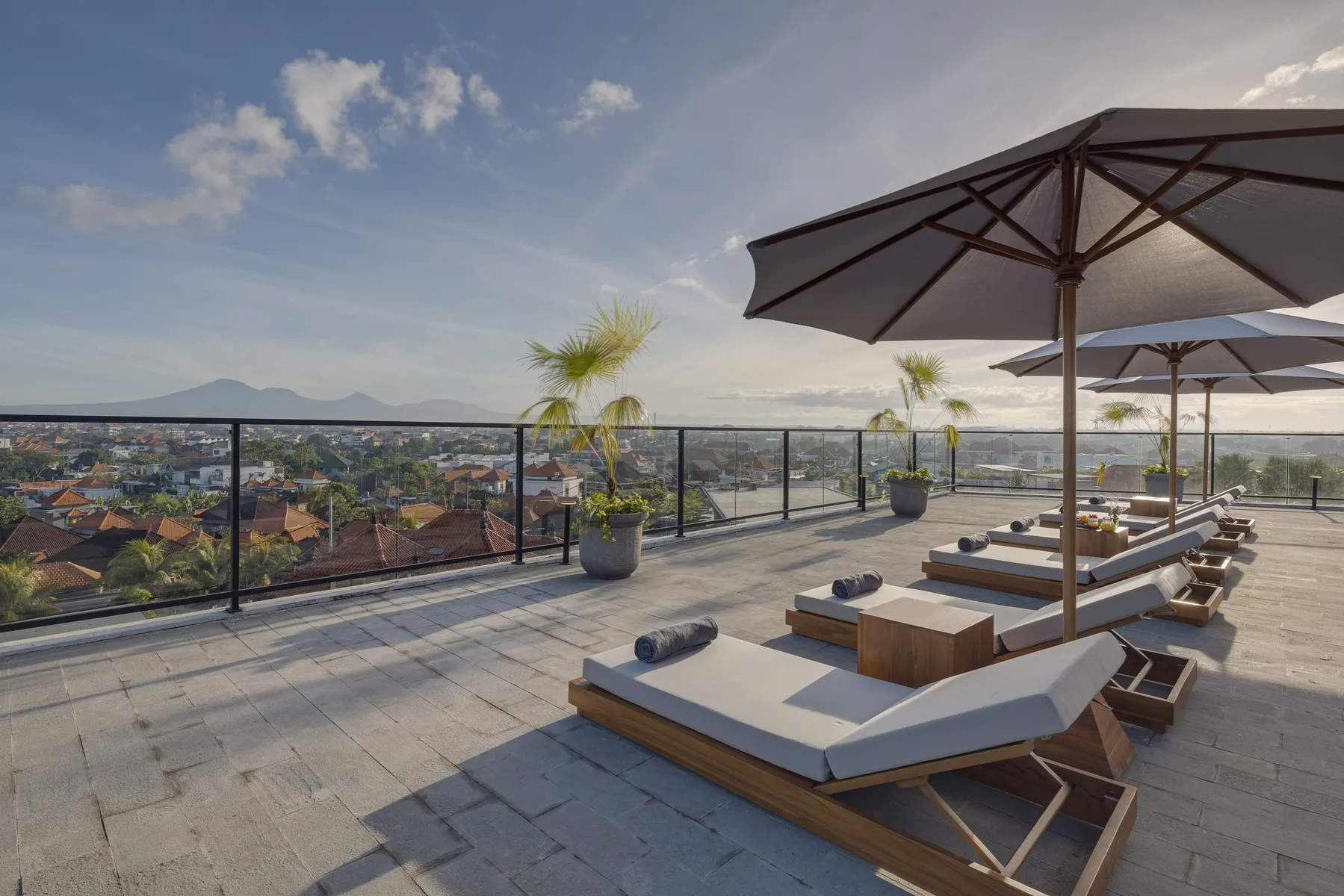 NEXA Apartments Canggu — rooftop at sunset